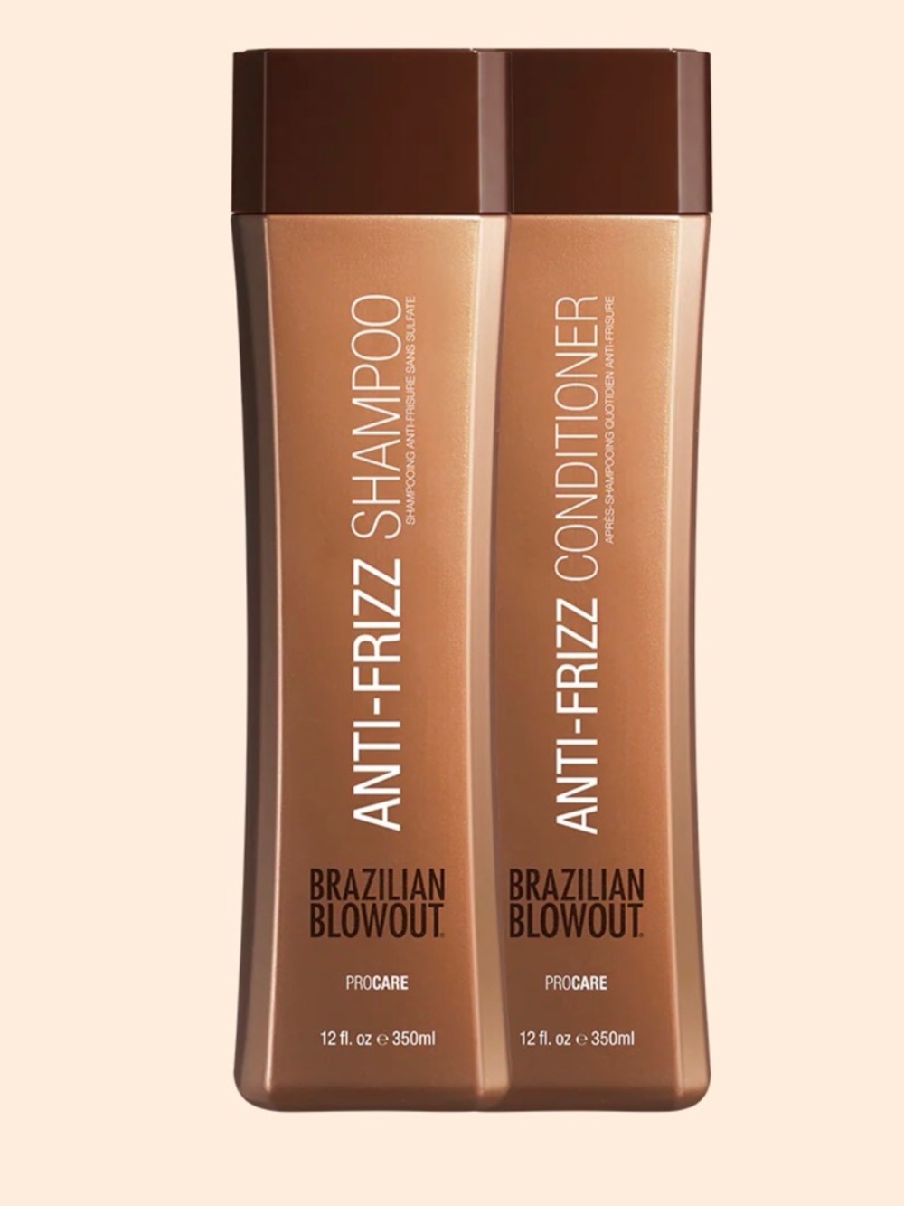 Brazilian Blowout Anti-Frizz Shampoo & Conditioner Duo and ionic bonding spray !